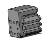 SMC MXZ16-5 cylinder, air, COMPACT CYLINDER W/LINEAR GUIDE