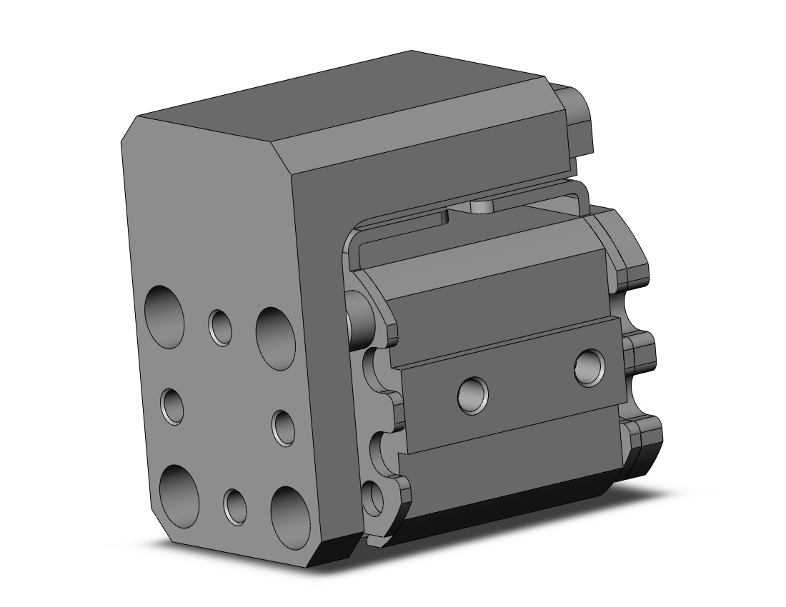 SMC MXZ16R-5 cylinder, air, COMPACT CYLINDER W/LINEAR GUIDE