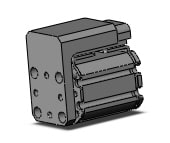 SMC MXZ20-10 cylinder, air, COMPACT CYLINDER W/LINEAR GUIDE