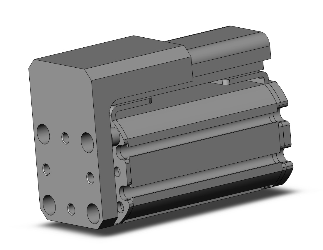 SMC MXZ20L-30L cylinder, air, COMPACT CYLINDER W/LINEAR GUIDE