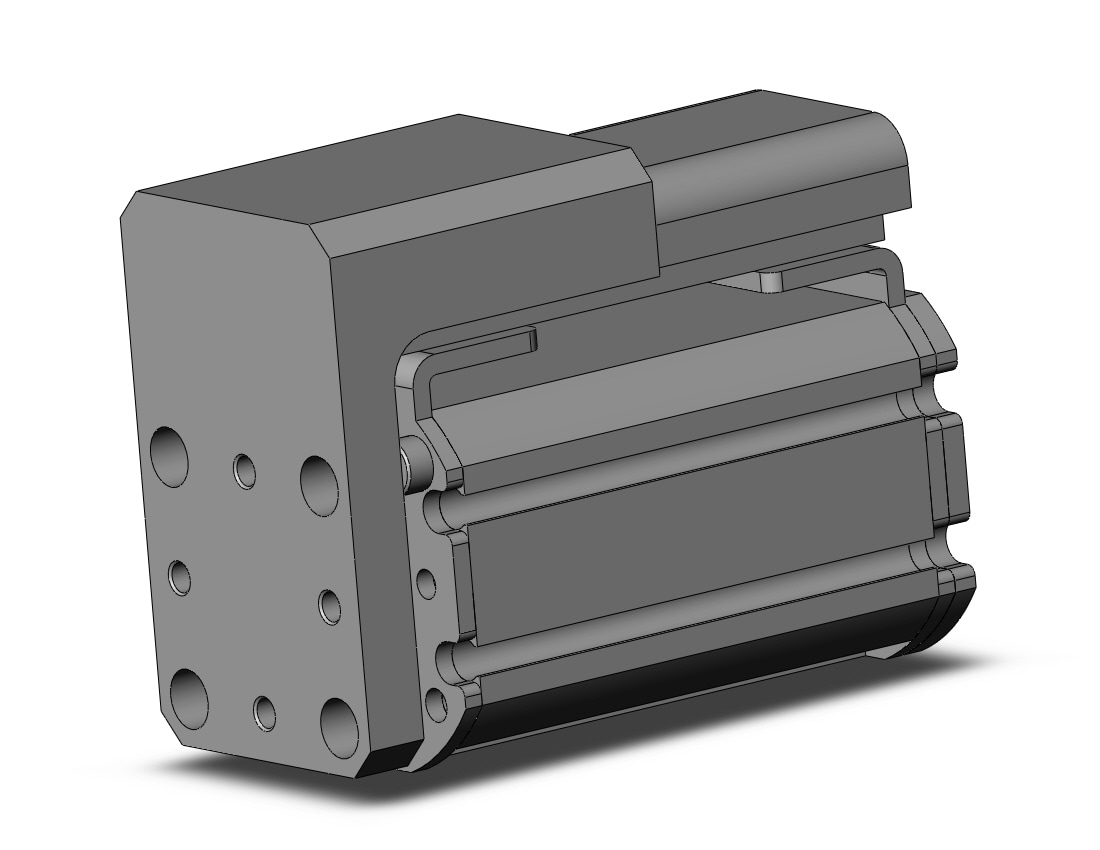 SMC MXZ25-30 cylinder, air, COMPACT CYLINDER W/LINEAR GUIDE