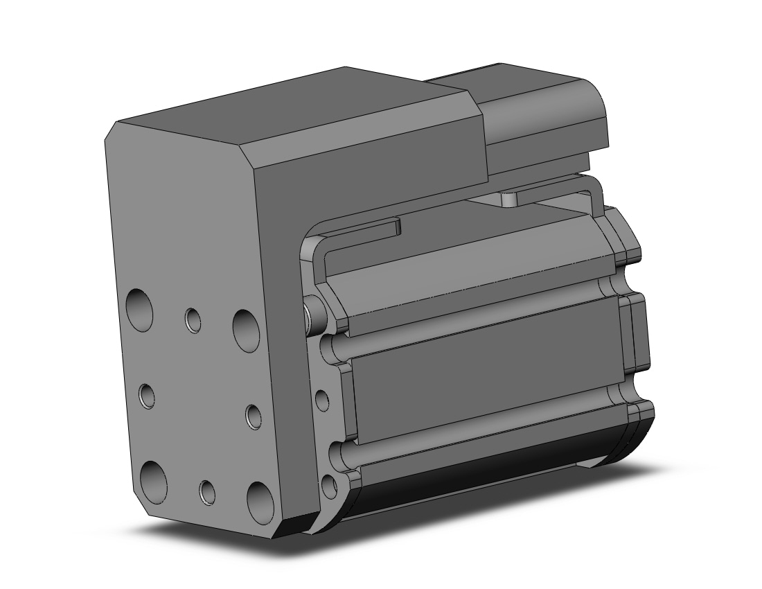 SMC MXZ25L-20 cylinder, air, COMPACT CYLINDER W/LINEAR GUIDE