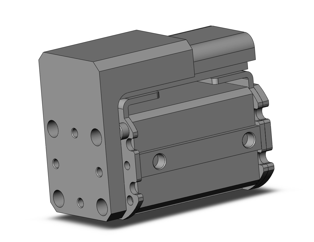 SMC MXZ25R-25L cylinder, air, COMPACT CYLINDER W/LINEAR GUIDE