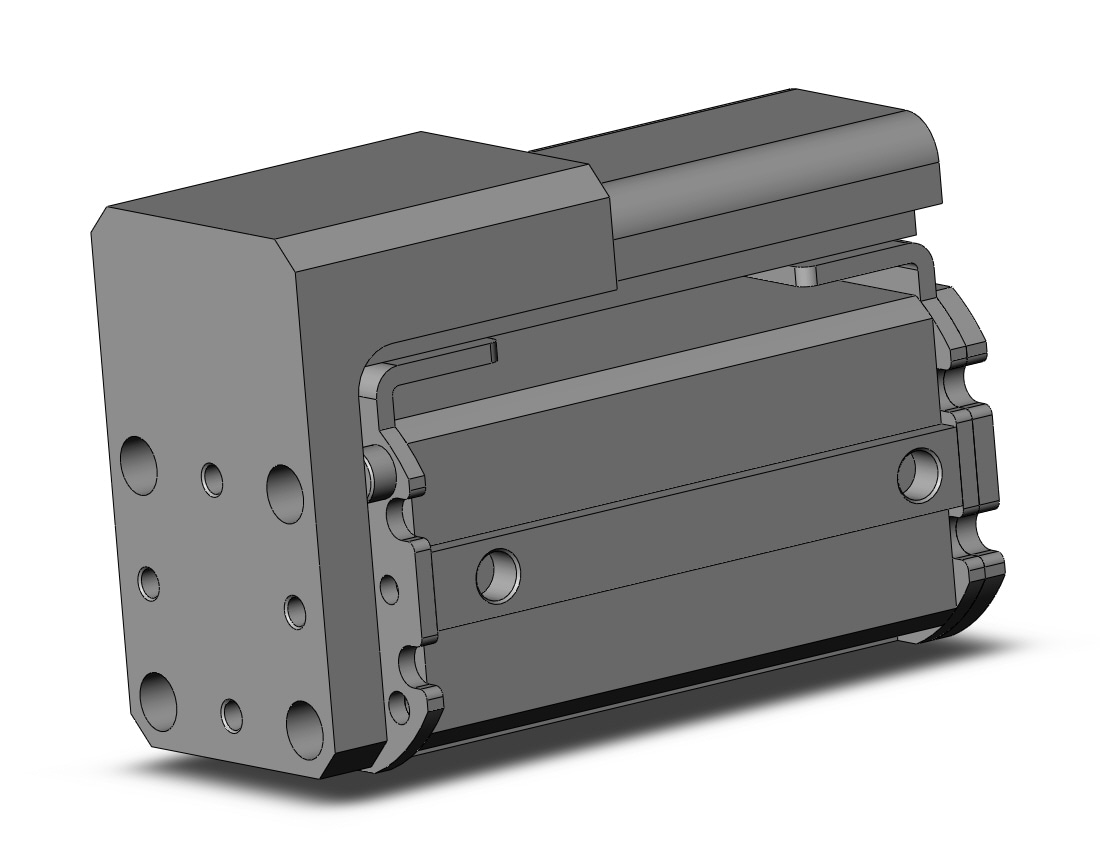 SMC MXZ25R-40L cylinder, air, COMPACT CYLINDER W/LINEAR GUIDE