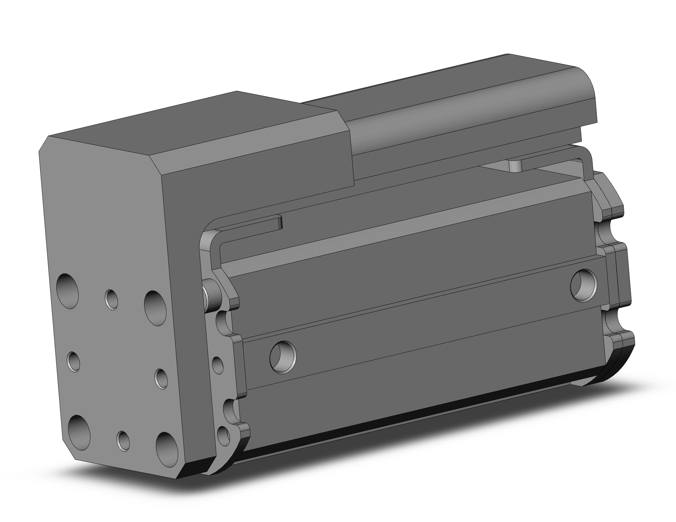 SMC MXZ25R-50L cylinder, air, COMPACT CYLINDER W/LINEAR GUIDE