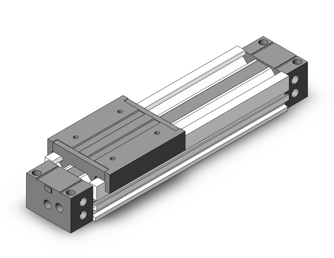 SMC MY1C25TF-100 cyl, rodless, h/precision, MYC GUIDED CYLINDER