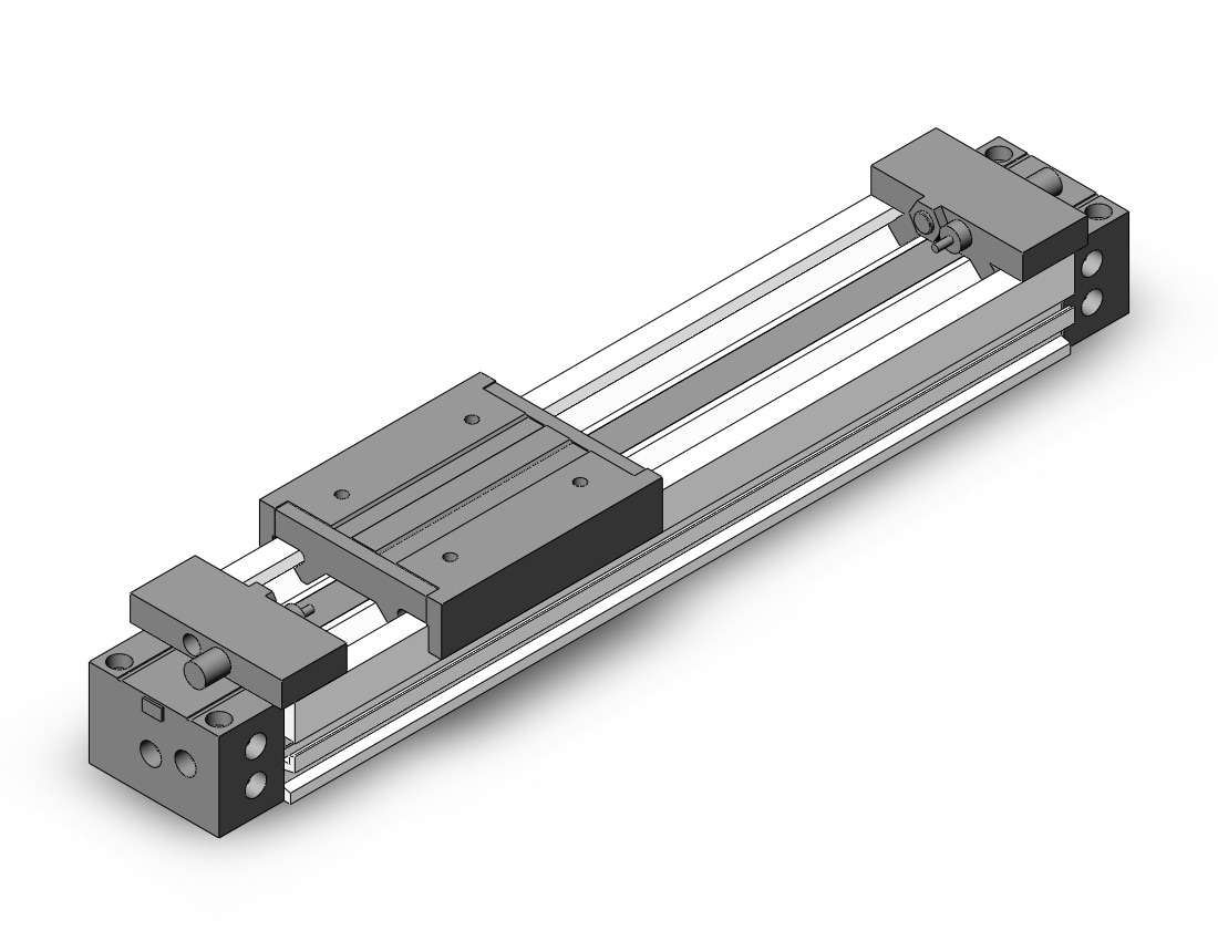 SMC MY1C25TFG-200L cyl, rodless, h/precision, MYC GUIDED CYLINDER