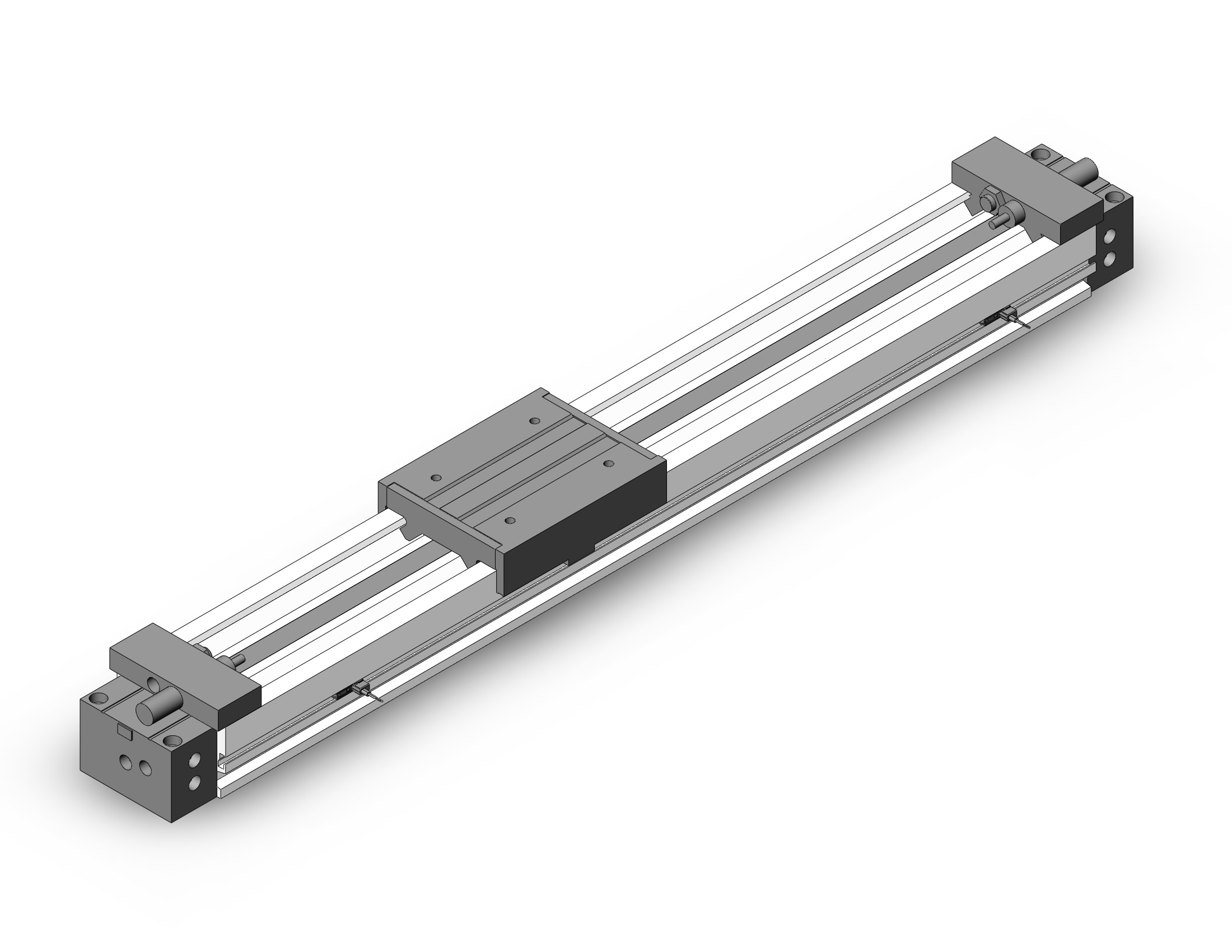 SMC MY1C32G-500L-M9BVZ cyl, rodless, h/precision, MYC GUIDED CYLINDER