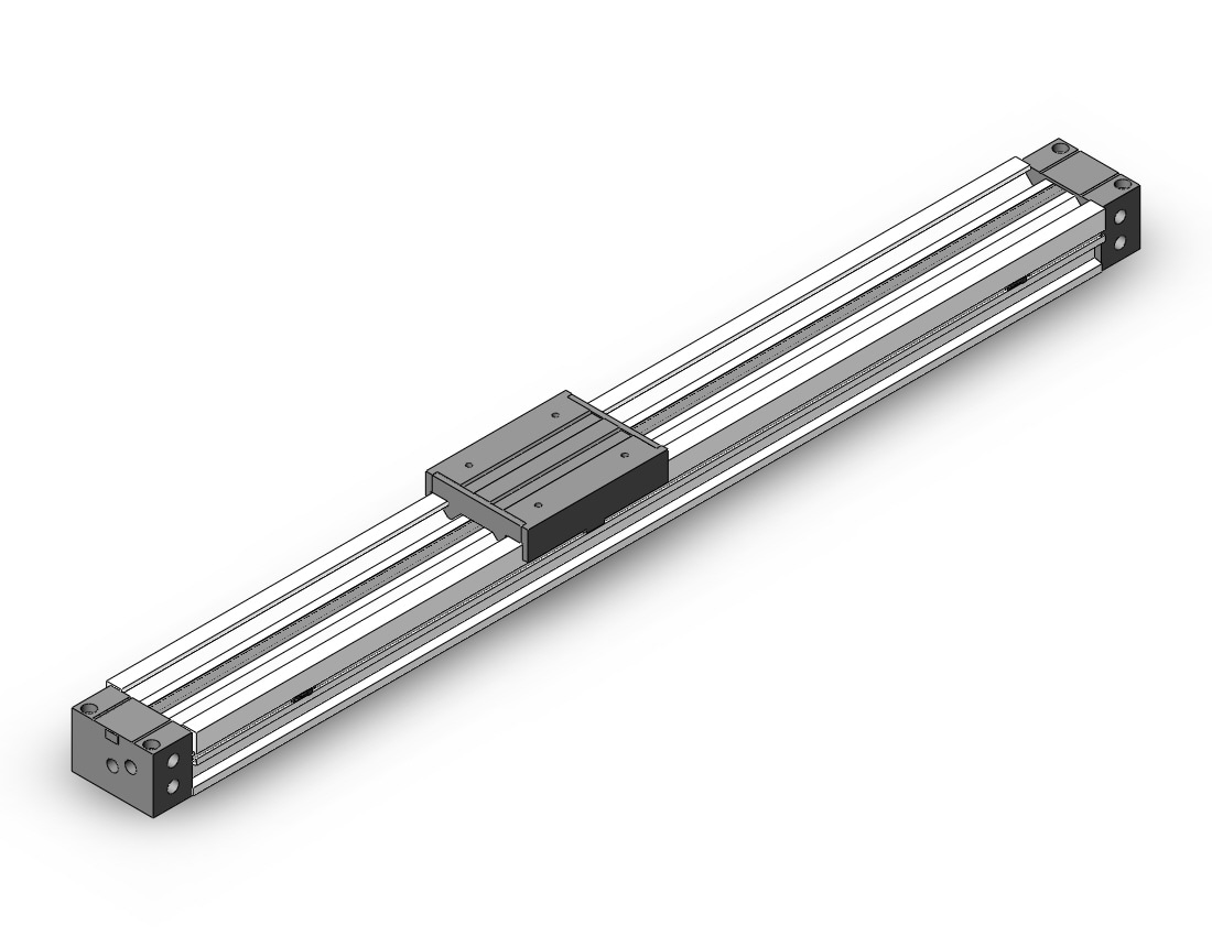 SMC MY1C40-800-M9B cyl, rodless, h/precision, MYC GUIDED CYLINDER