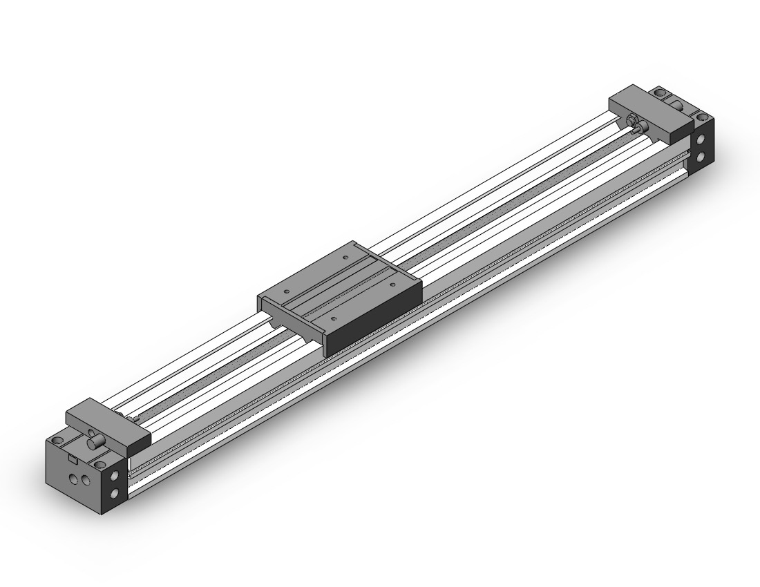 SMC MY1C40TN-700L cyl, rodless, h/precision, MYC GUIDED CYLINDER