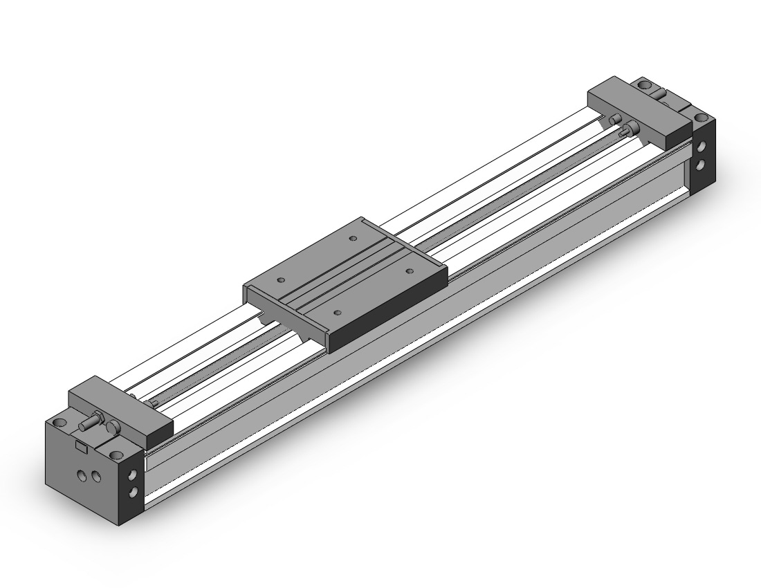 SMC MY1C63TNG-700L cyl, rodless, h/precision, MYC GUIDED CYLINDER