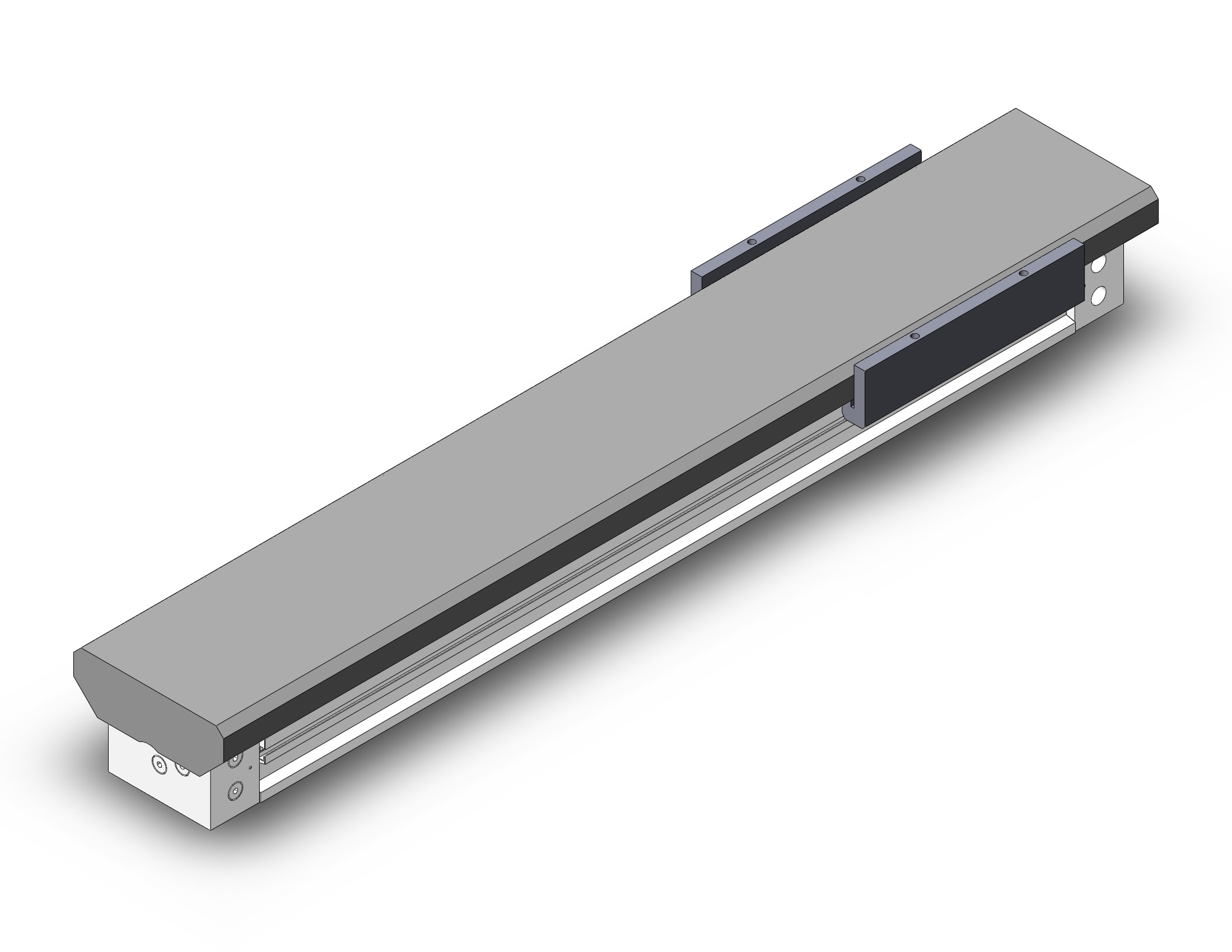 SMC MY1CW40G-500 cyl, rodless, h/precision, MYC GUIDED CYLINDER