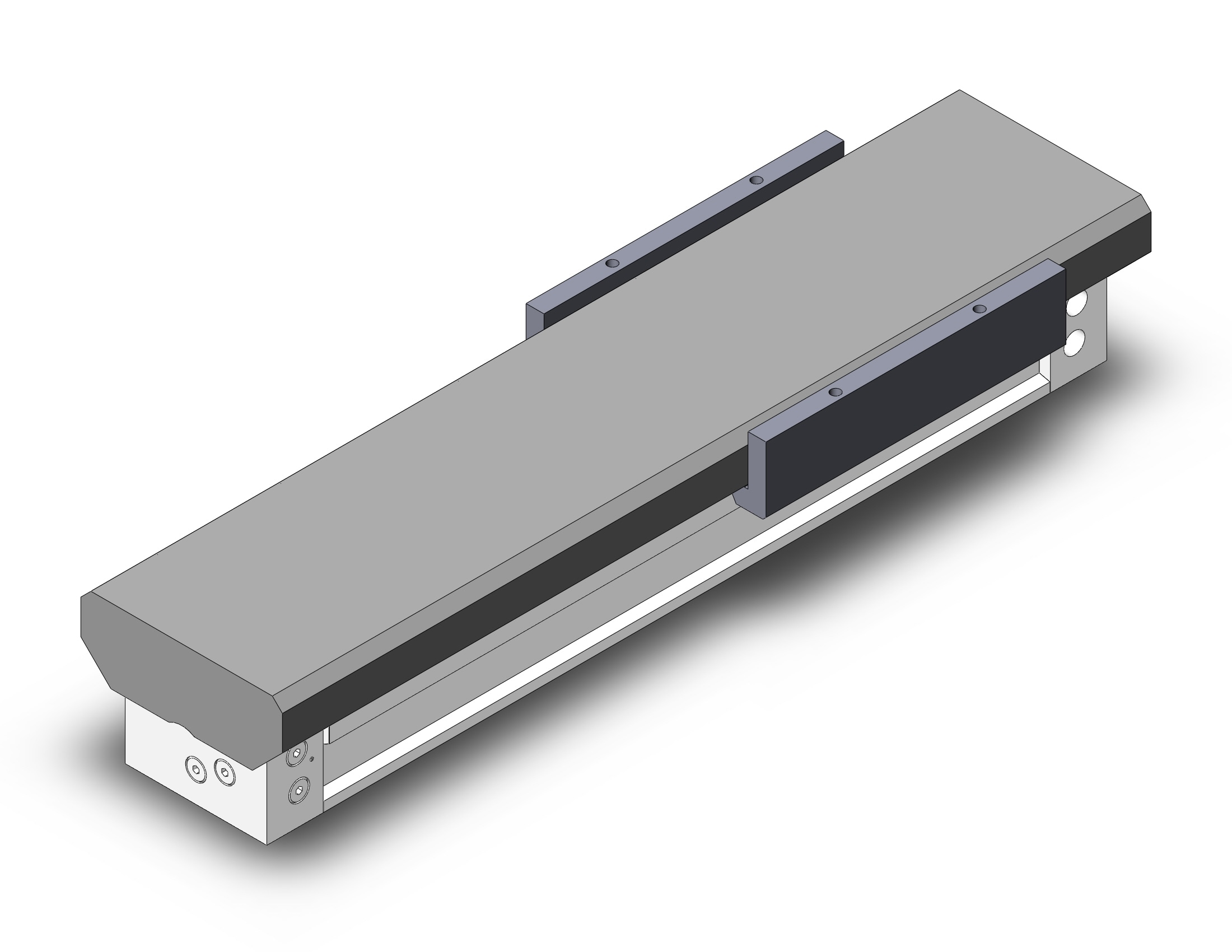 SMC MY1CW50TNG-300 cyl, rodless, h/precision, MYC GUIDED CYLINDER