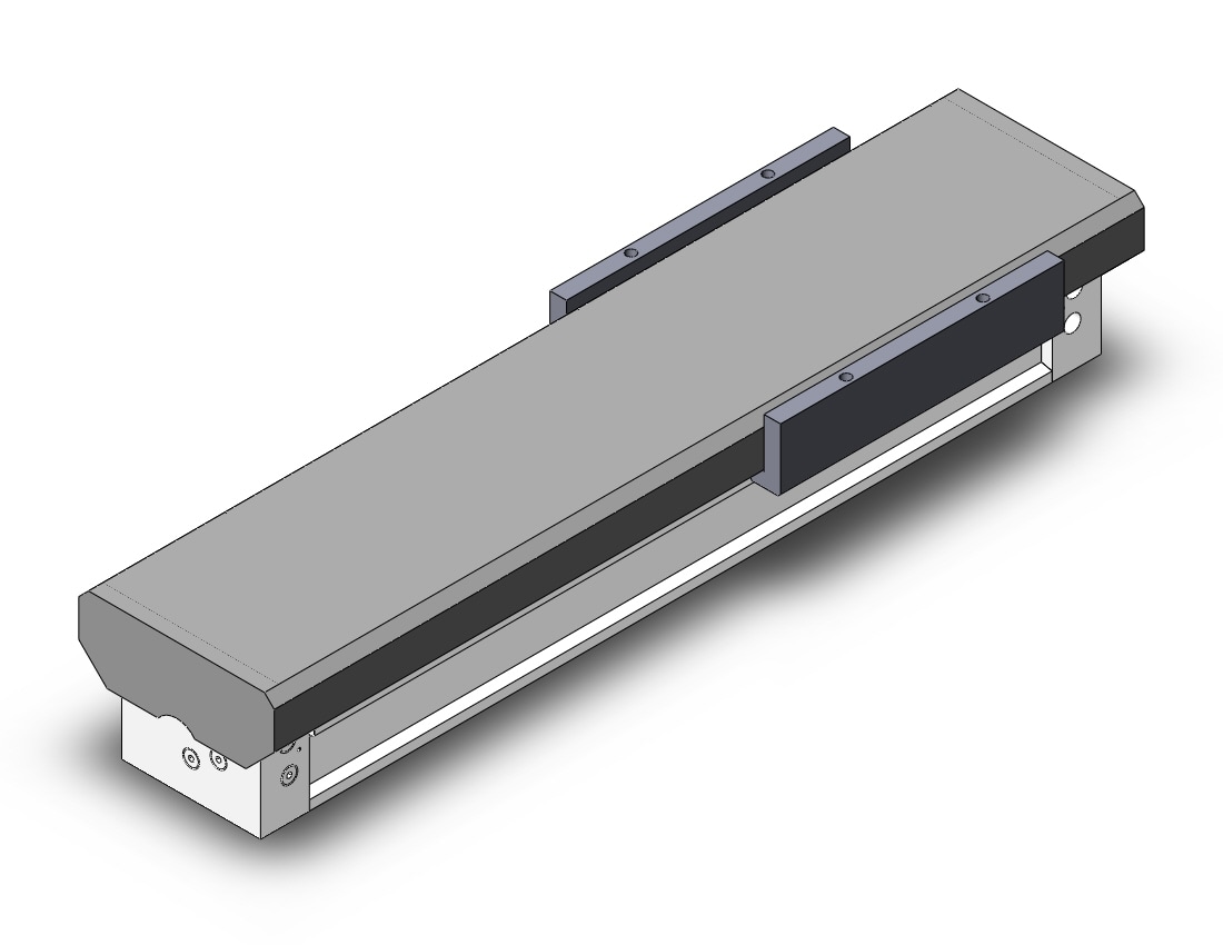 SMC MY1CW63-400 cyl, rodless, h/precision, MYC GUIDED CYLINDER