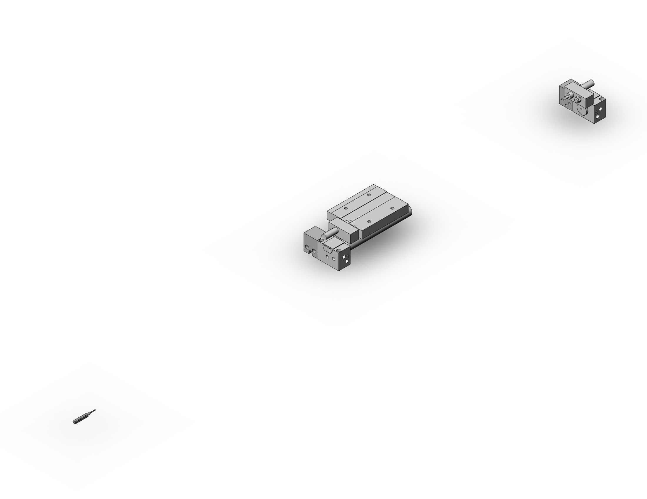 SMC MY1H16-300L-M9BLS cyl, rodless, h/precision, MYH GUIDED CYLINDER