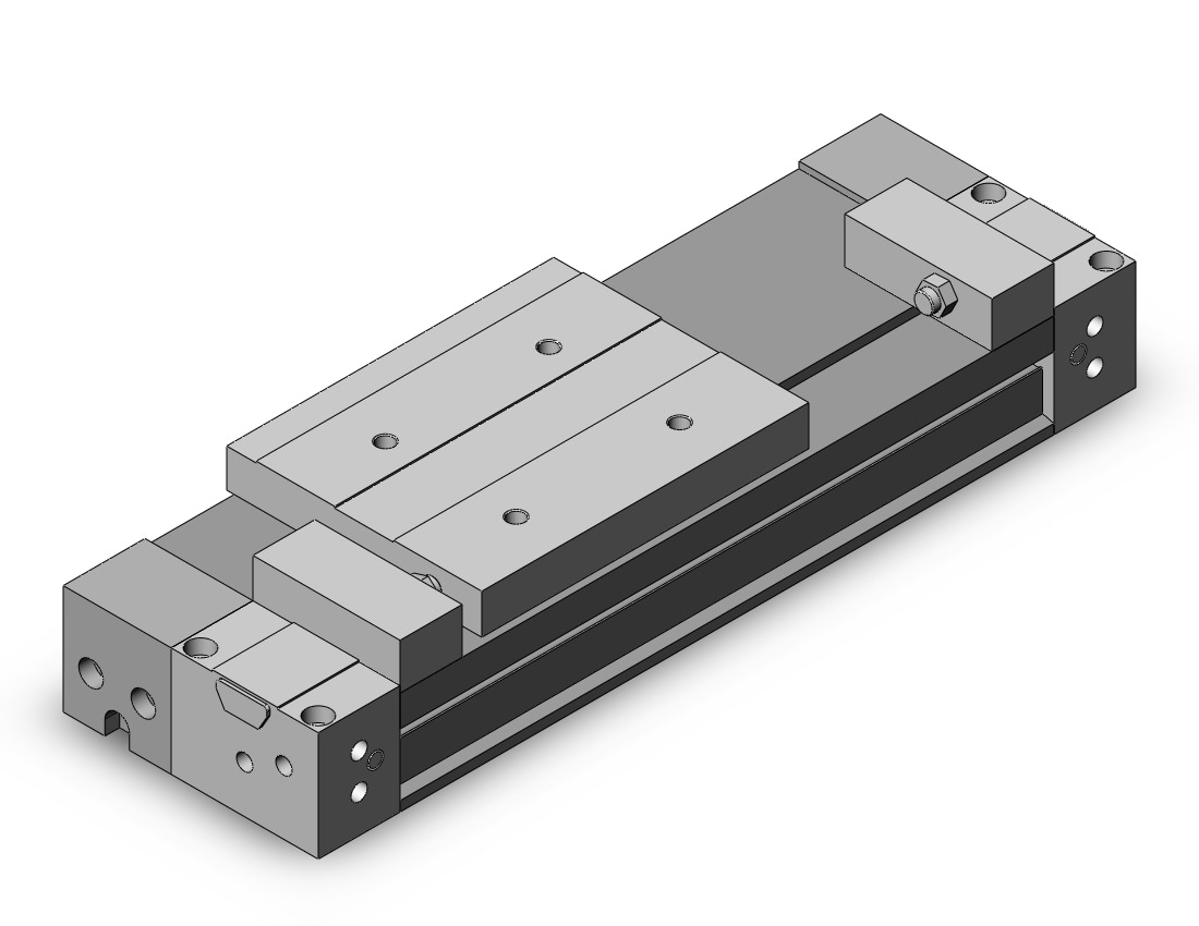 SMC MY1H20-50A cyl, rodless, h/precision, MYH GUIDED CYLINDER