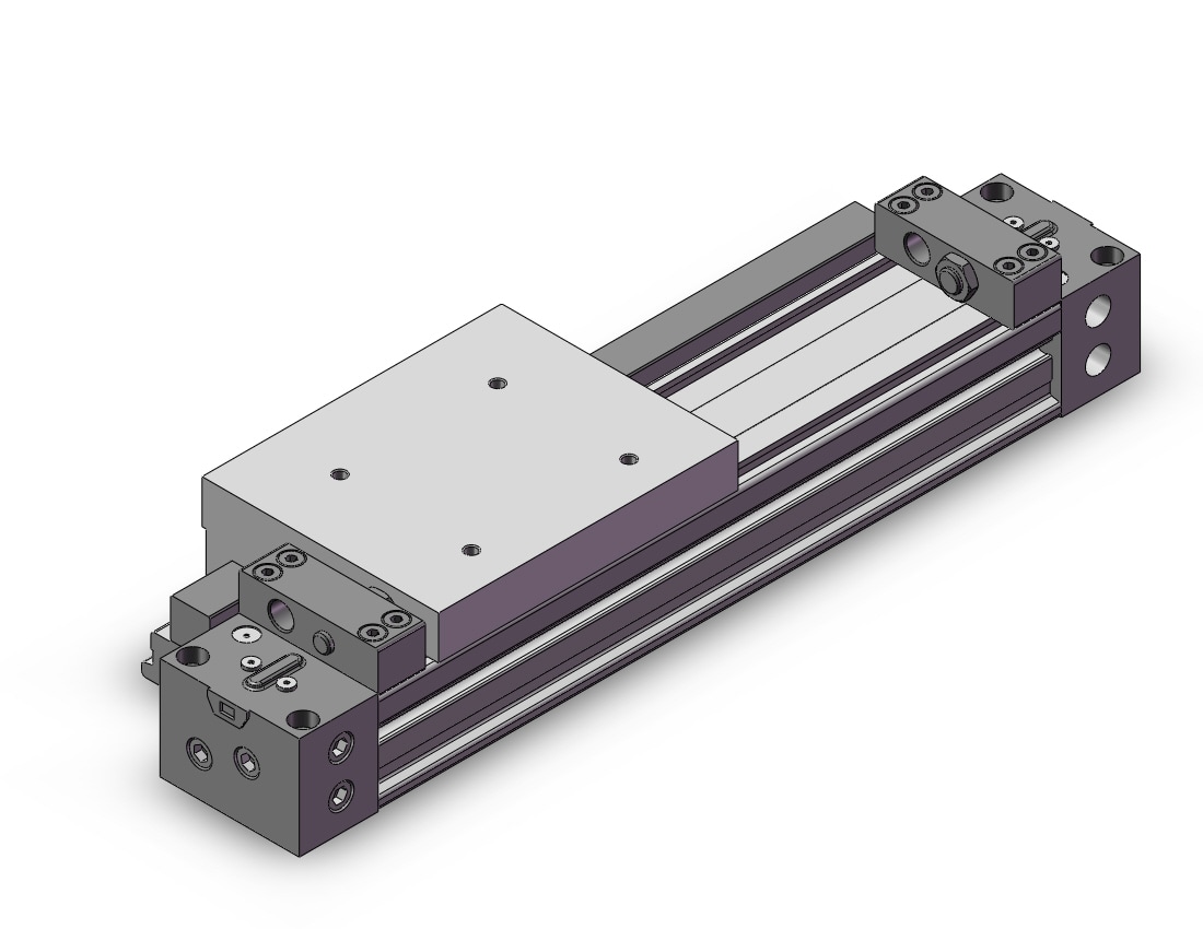 SMC MY1H25G-100AZ cyl, rodless, h/precision, MYH GUIDED CYLINDER