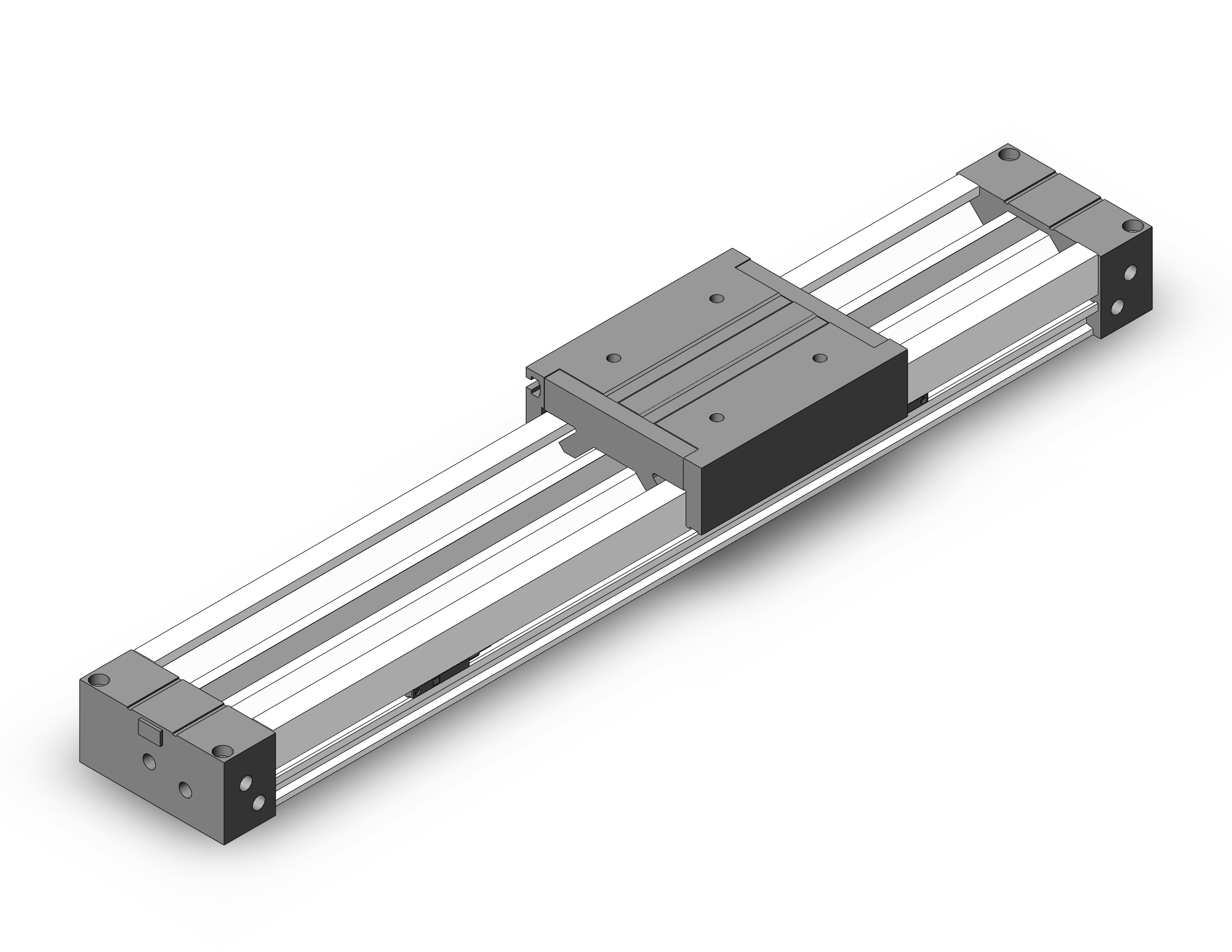 SMC MY1M16-200-M9P cyl, rodless, h/precision, MY1M GUIDED CYLINDER