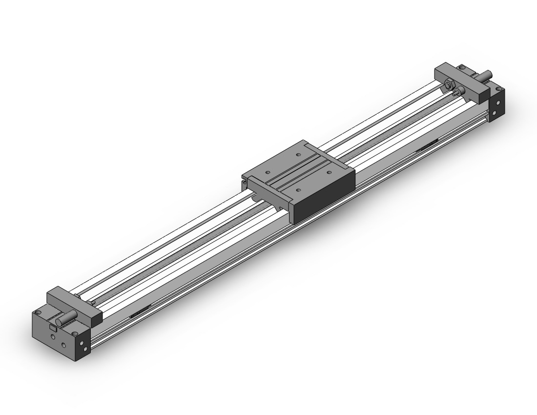 SMC MY1M16G-400L-M9PW cyl, rodless, h/precision, MY1M GUIDED CYLINDER