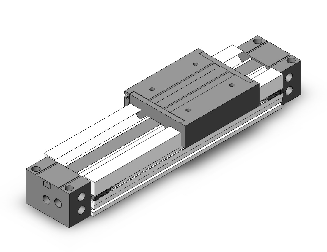 SMC MY1M25-100-M9NM cyl, rodless, h/precision, MY1M GUIDED CYLINDER