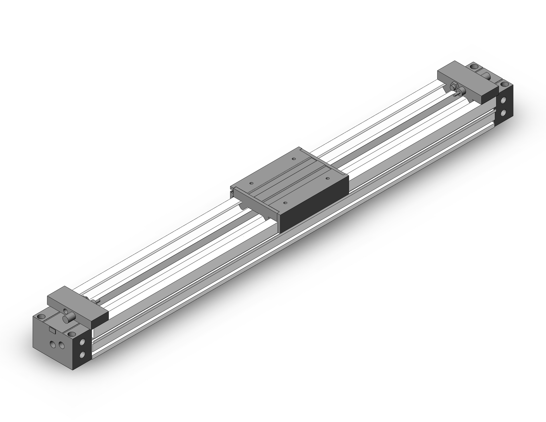 SMC MY1M40TNG-700L cyl, rodless, h/precision, MY1M GUIDED CYLINDER