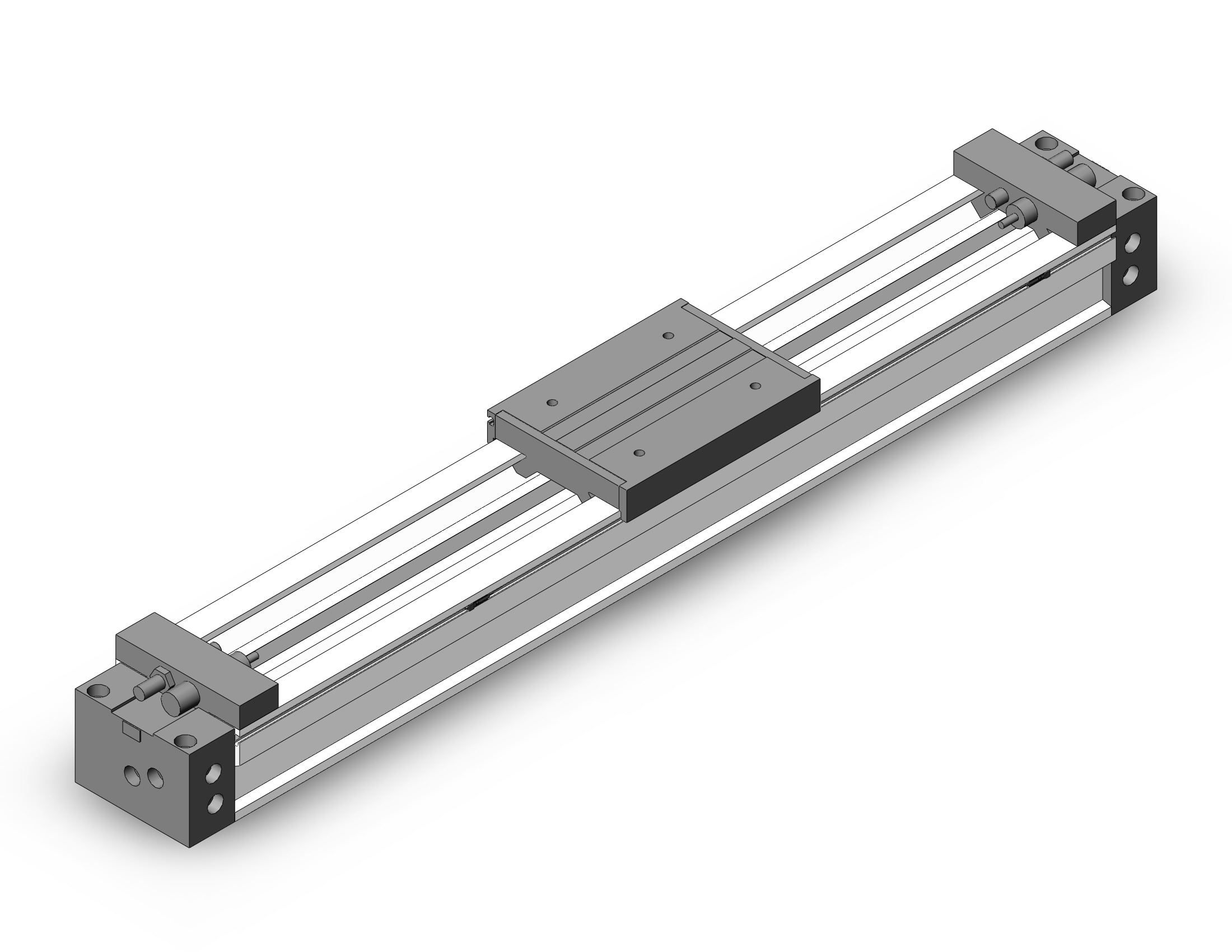 SMC MY1M50-600L-M9P cyl, rodless, h/precision, MY1M GUIDED CYLINDER