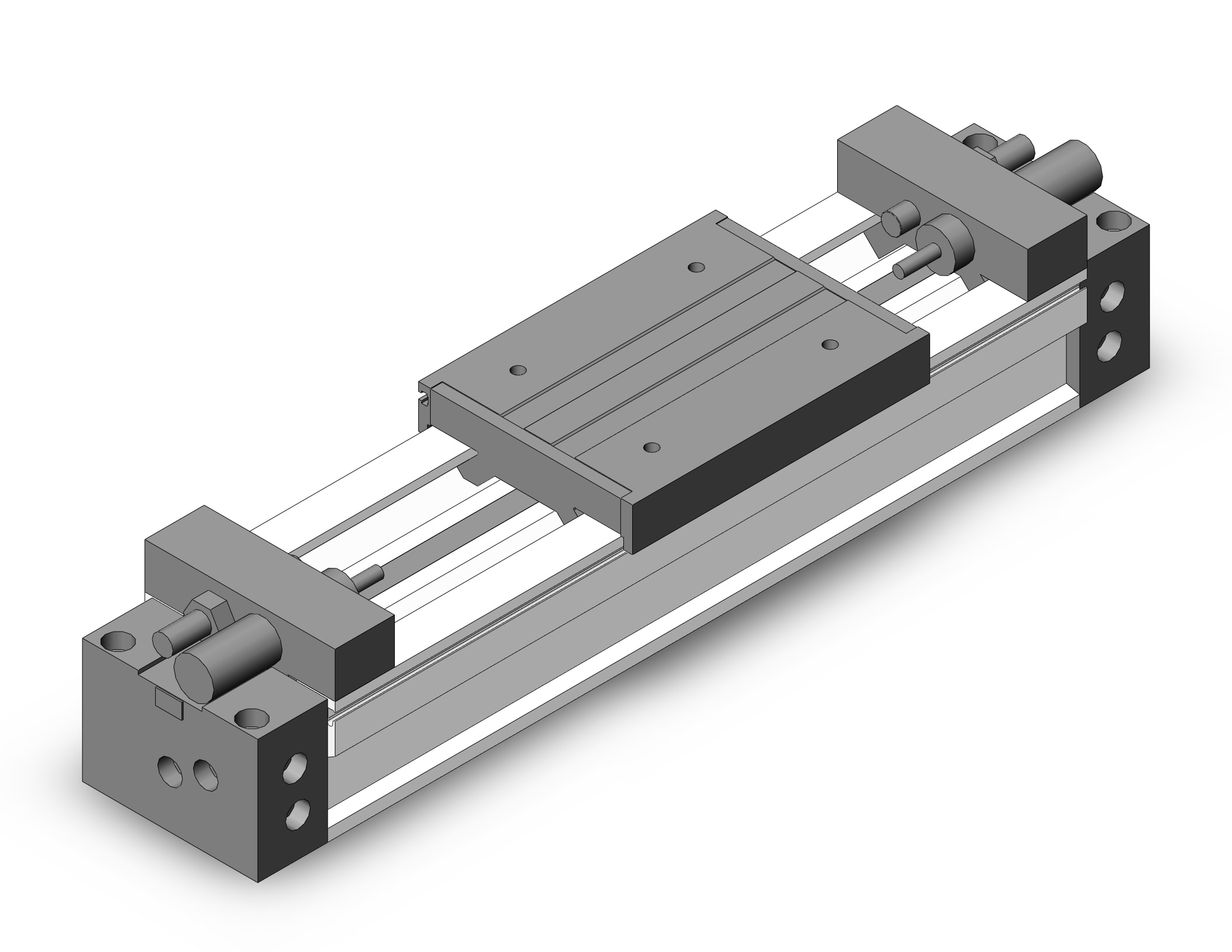 SMC MY1M50TN-200H 50mm my1m dbl-act auto-sw, MY1M GUIDED CYLINDER