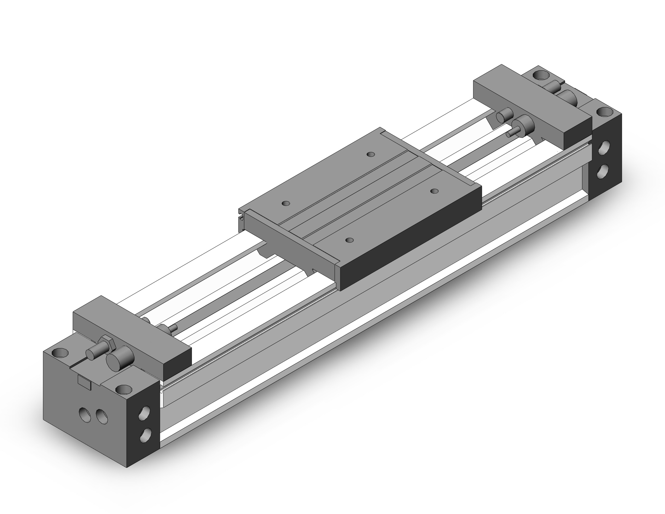 SMC MY1M50TN-300L cyl, rodless, h/precision, MY1M GUIDED CYLINDER