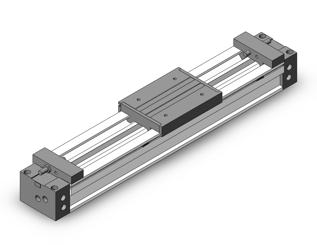 SMC MY1M50TN-400A-M9PL cyl, rodless, h/precision, MY1M GUIDED CYLINDER