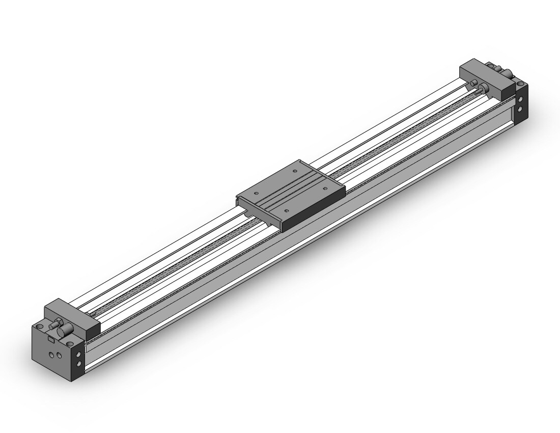 SMC MY1M63TN-1200H cyl, rodless, h/precision, MY1M GUIDED CYLINDER