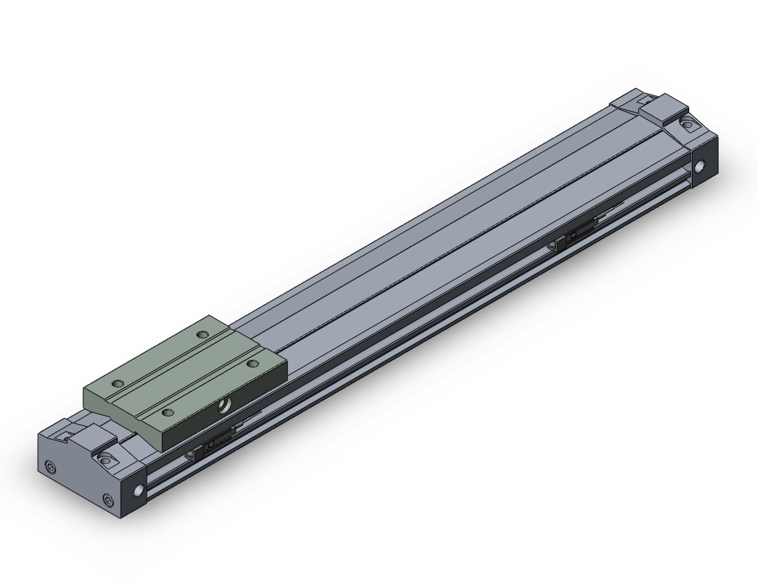 SMC MY3A16-200-M9BV cyl, rodless, mech jt, MY3A/B RODLESS CYLINDER