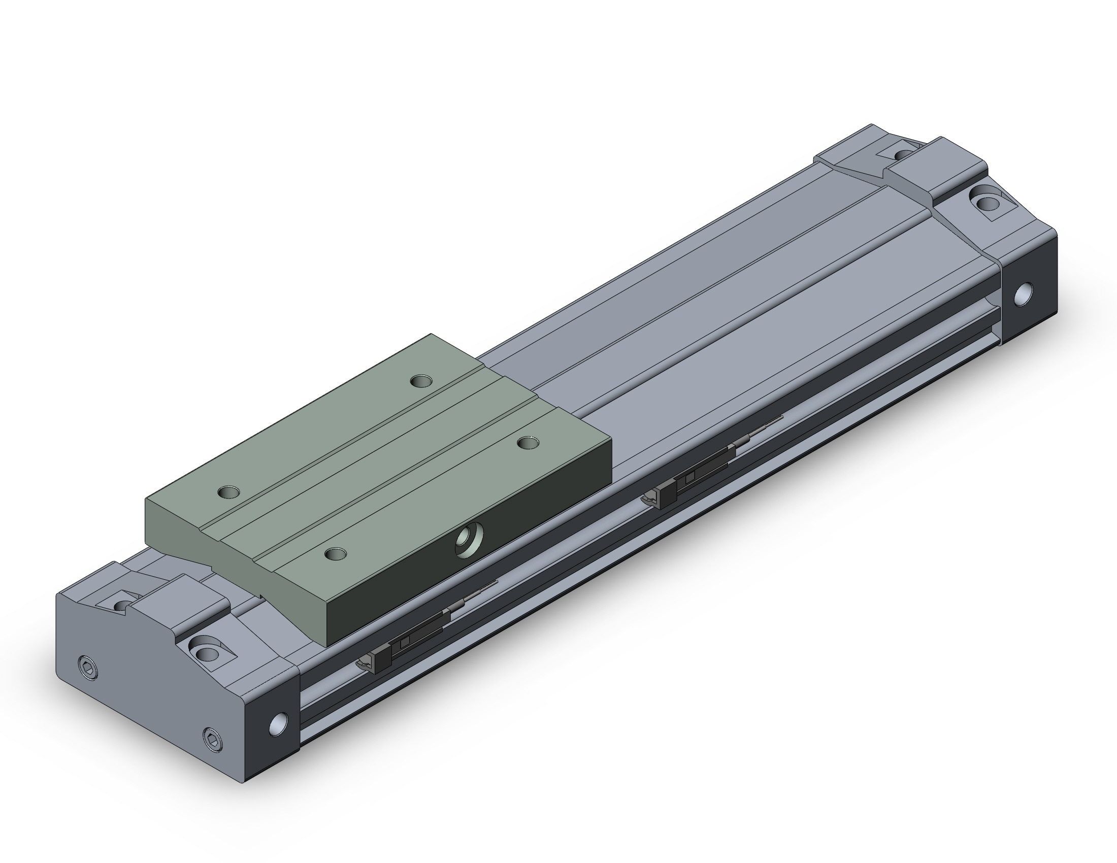 SMC MY3A20-100-M9BL cyl, rodless, mech jt, MY3A/B RODLESS CYLINDER