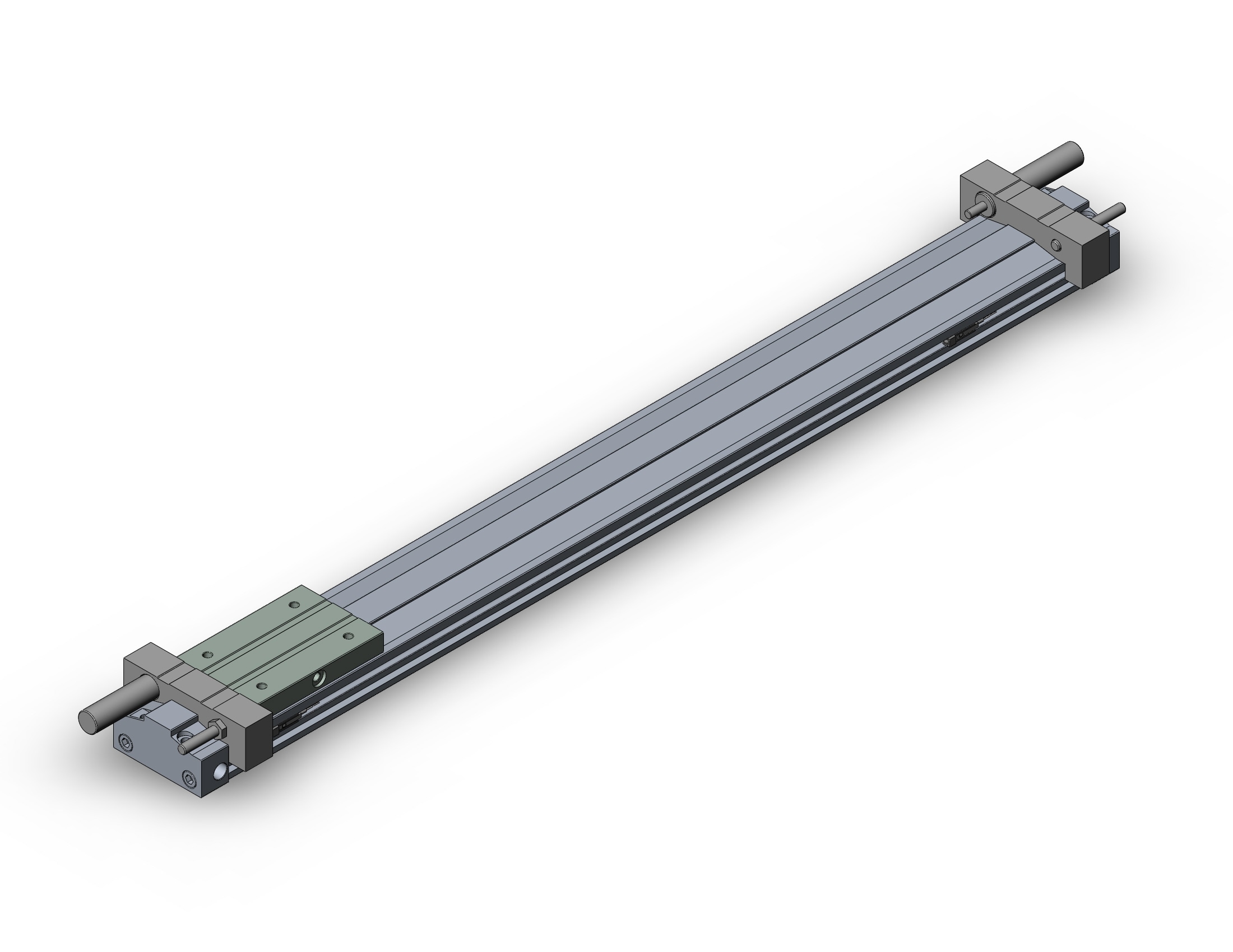 SMC MY3B25-500H-M9NL cyl, rodless, mech jt, MY3A/B RODLESS CYLINDER