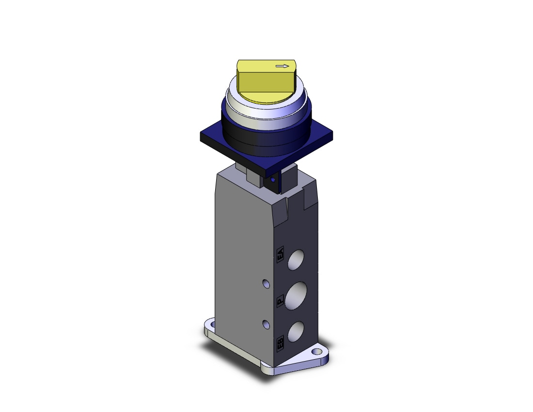 SMC NVFM350-N02-34Y-F valve, mech, npt, VM (VFM/VZM) MECHANICAL VALVE