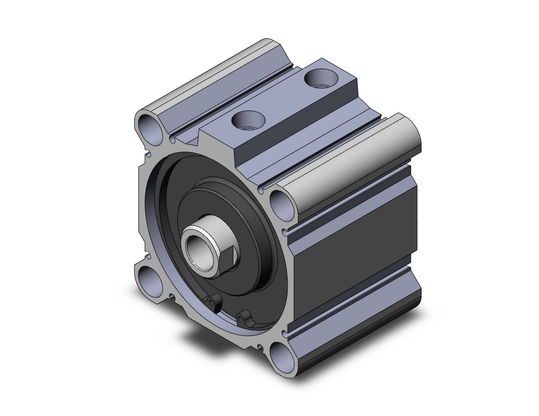 SMC NCDQ2B100-25DZ cylinder, NCQ2-Z COMPACT CYLINDER