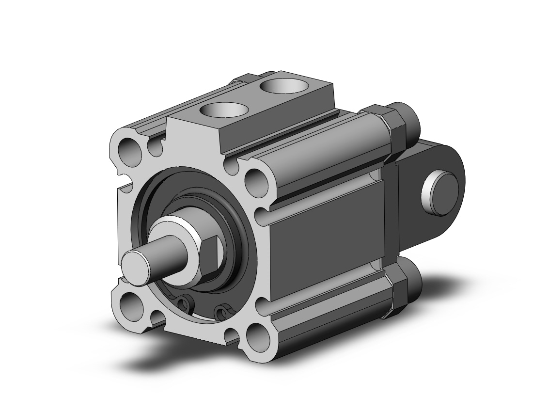 SMC NCDQ2D32-5DCMZ-XC6 cylinder, NCQ2-Z COMPACT CYLINDER