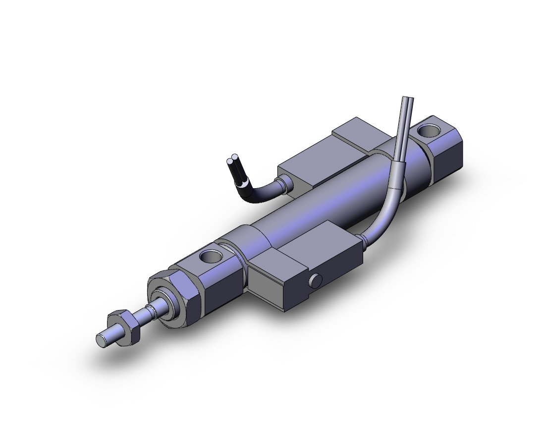 SMC NCDJ2B10-150-C73L cyl, rnd body, dbl act, a-sw, NCJ2 ROUND BODY CYLINDER