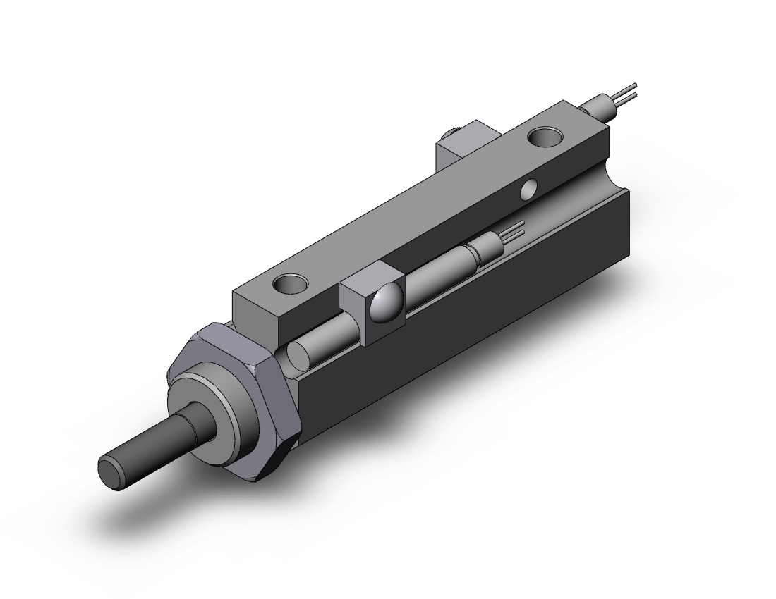 SMC NCDJPB10-100D-90 10mm ncjp dbl-act auto-sw, NCJP ROUND BODY CYLINDER