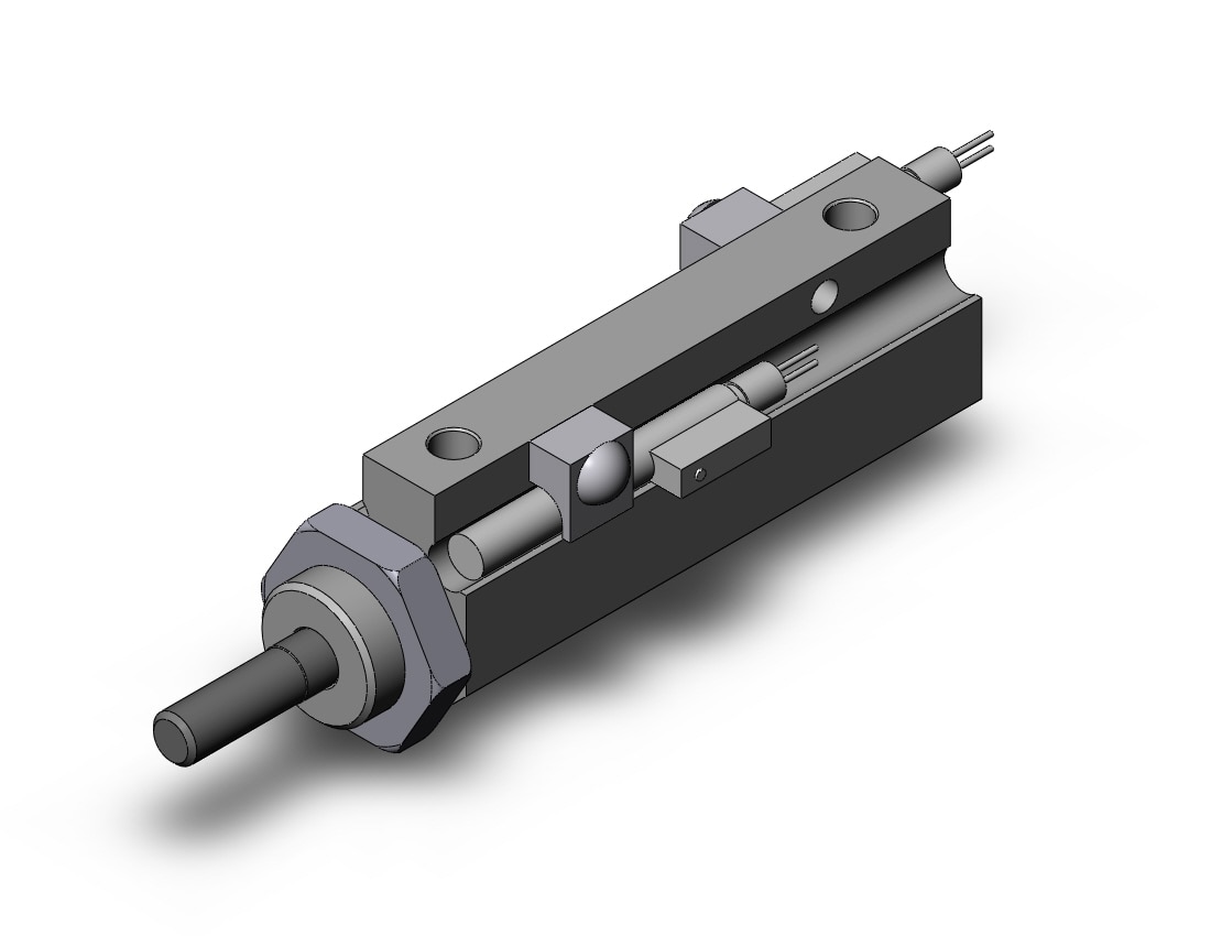 SMC NCDJPB10-100D-93A 10mm ncjp dbl-act auto-sw, NCJP ROUND BODY CYLINDER