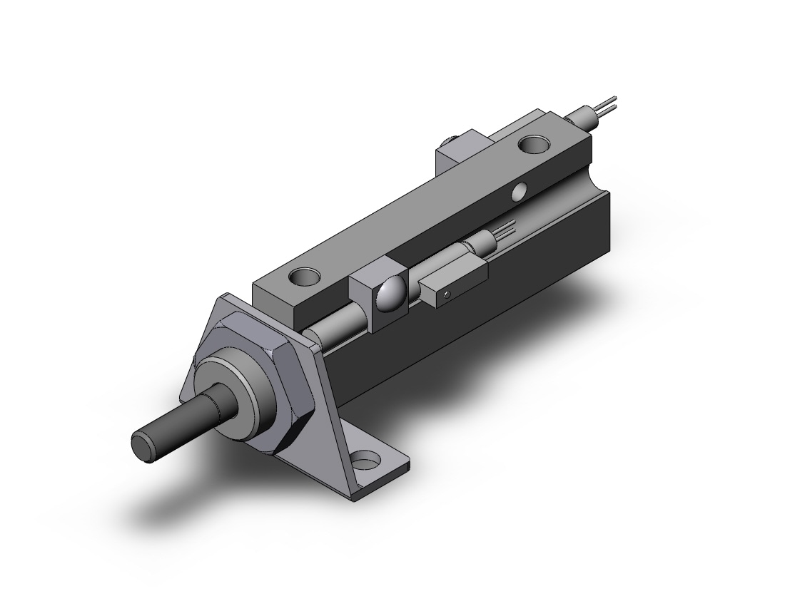 SMC NCDJPL10-125D-97 cyl, air, auto-sw, NCJP ROUND BODY CYLINDER