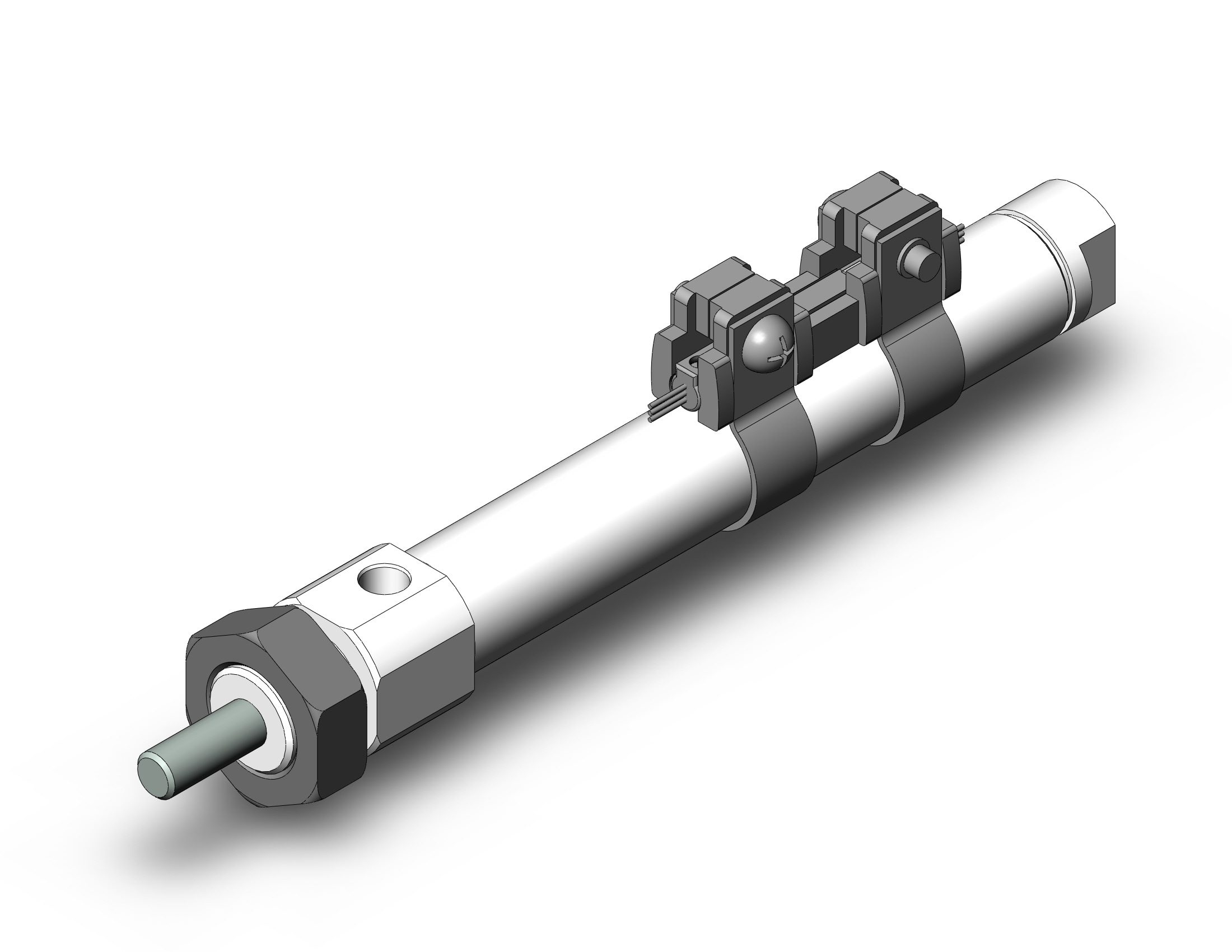 SMC NCDMB044-0200-M9PWL ncm, air cylinder, ROUND BODY CYLINDER