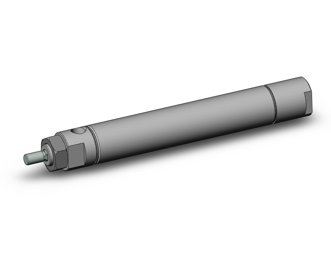 SMC NCDMB106-0500-XB9 cyl,air 1 1/16 bore,l/friction, NCM ROUND BODY CYLINDER