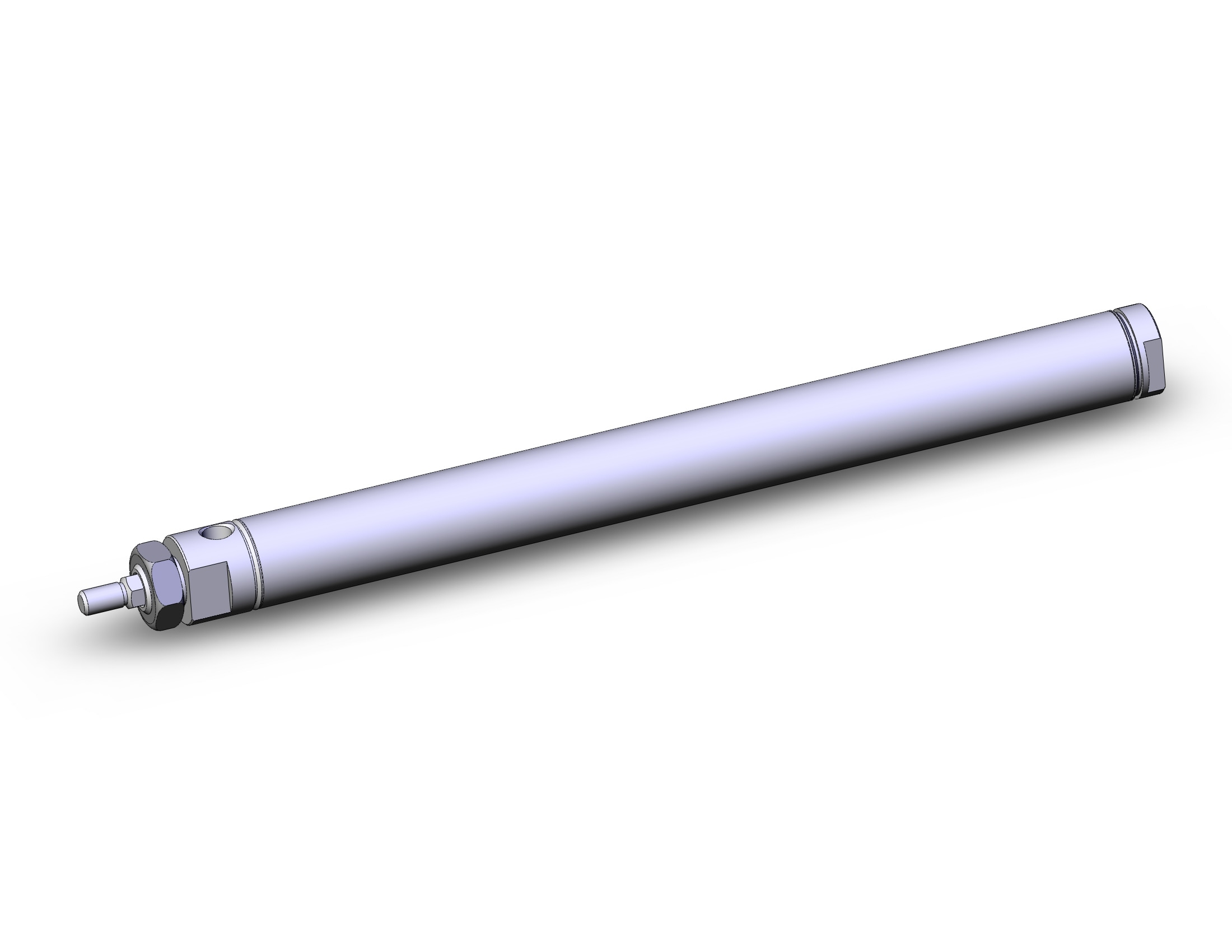 SMC NCDMKB106-1000 cyl air non-rotating w/auto-sw, NCM ROUND BODY CYLINDER