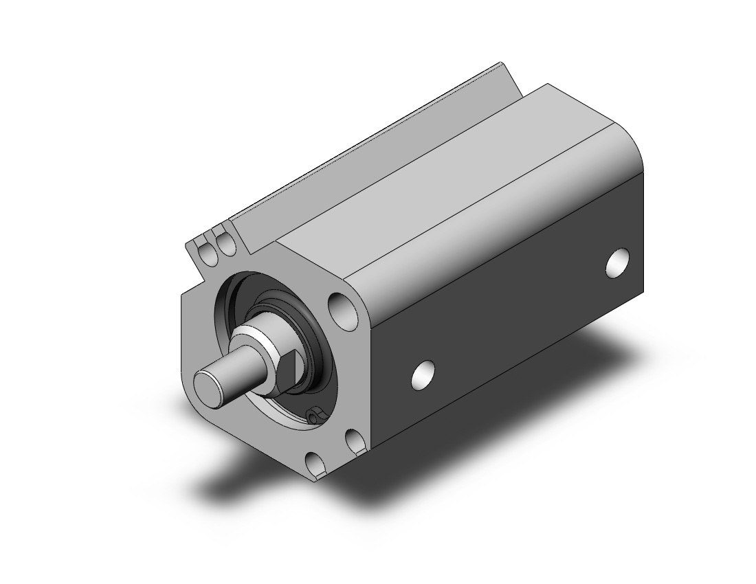 SMC NCDQ2A25-25DMZ cylinder, NCQ2-Z COMPACT CYLINDER