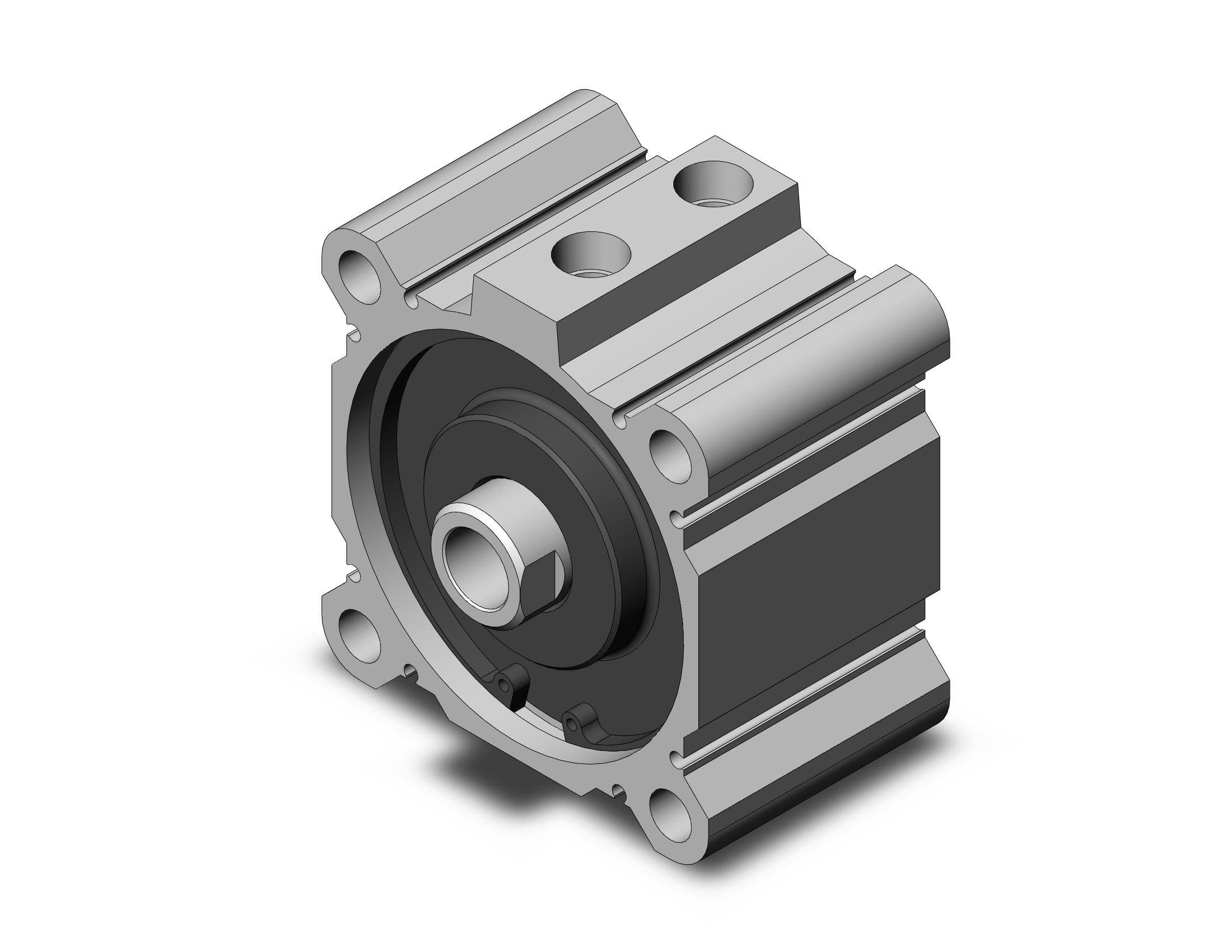 SMC NCDQ2A100-10DZ cylinder, NCQ2-Z COMPACT CYLINDER