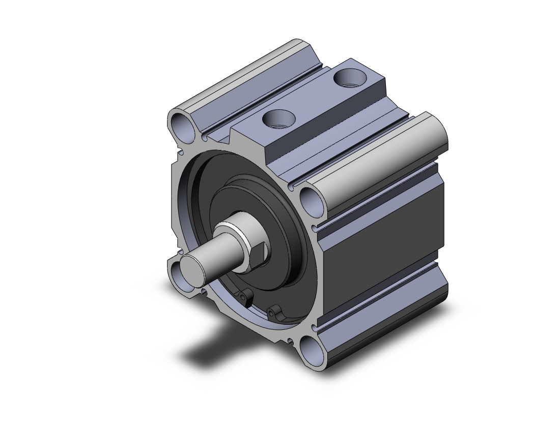 SMC NCDQ2B100-25DMZ cylinder, NCQ2-Z COMPACT CYLINDER