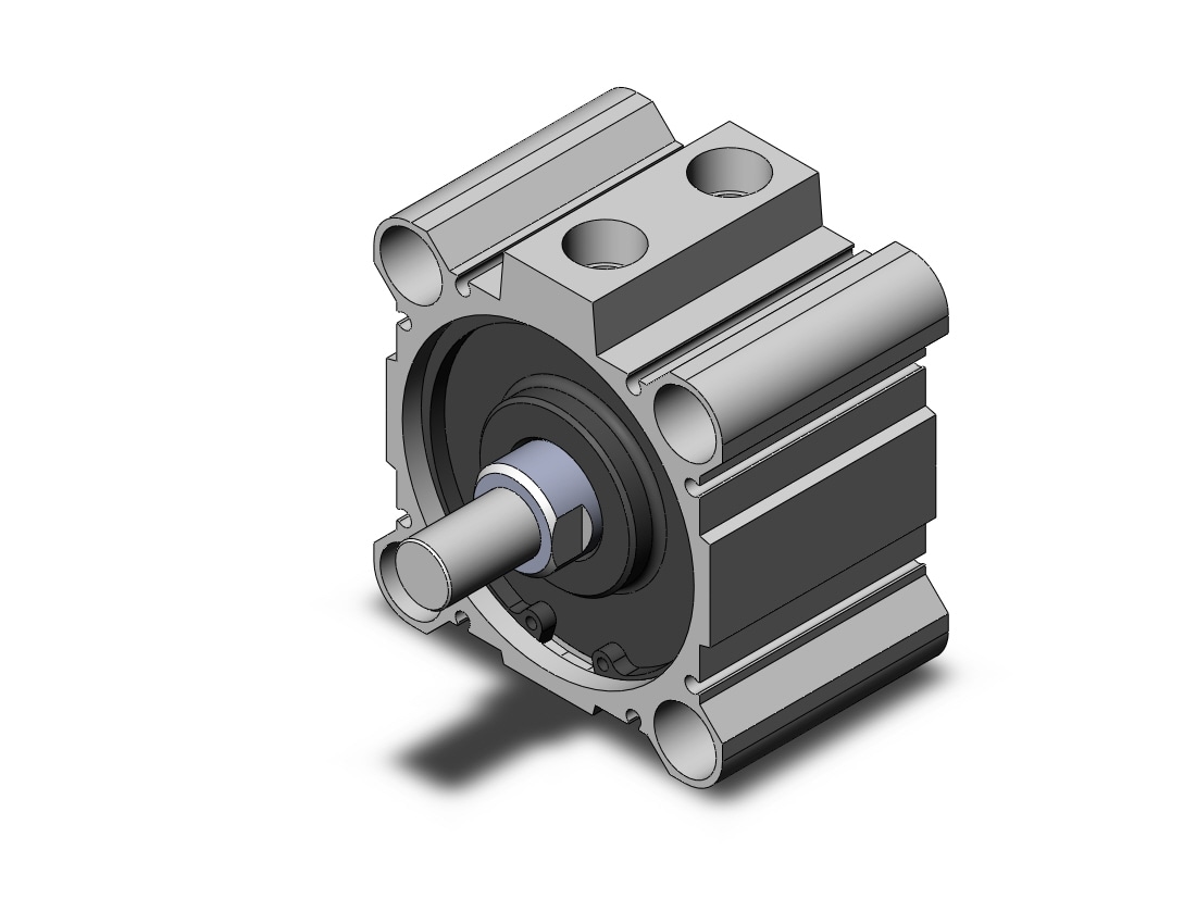 SMC NCDQ2B80-10DMZ cylinder, NCQ2-Z COMPACT CYLINDER