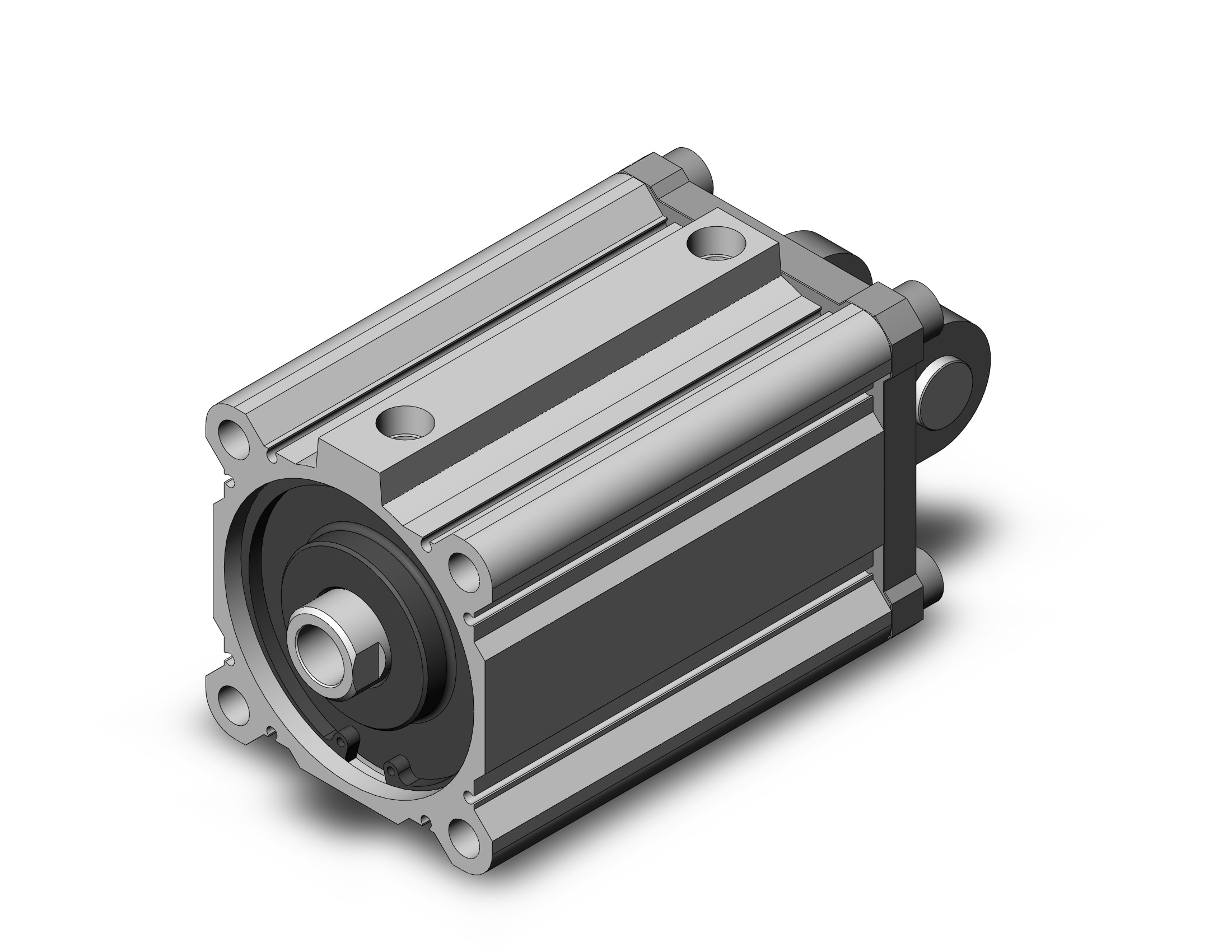 SMC NCDQ2D100-100DZ cylinder, NCQ2-Z COMPACT CYLINDER