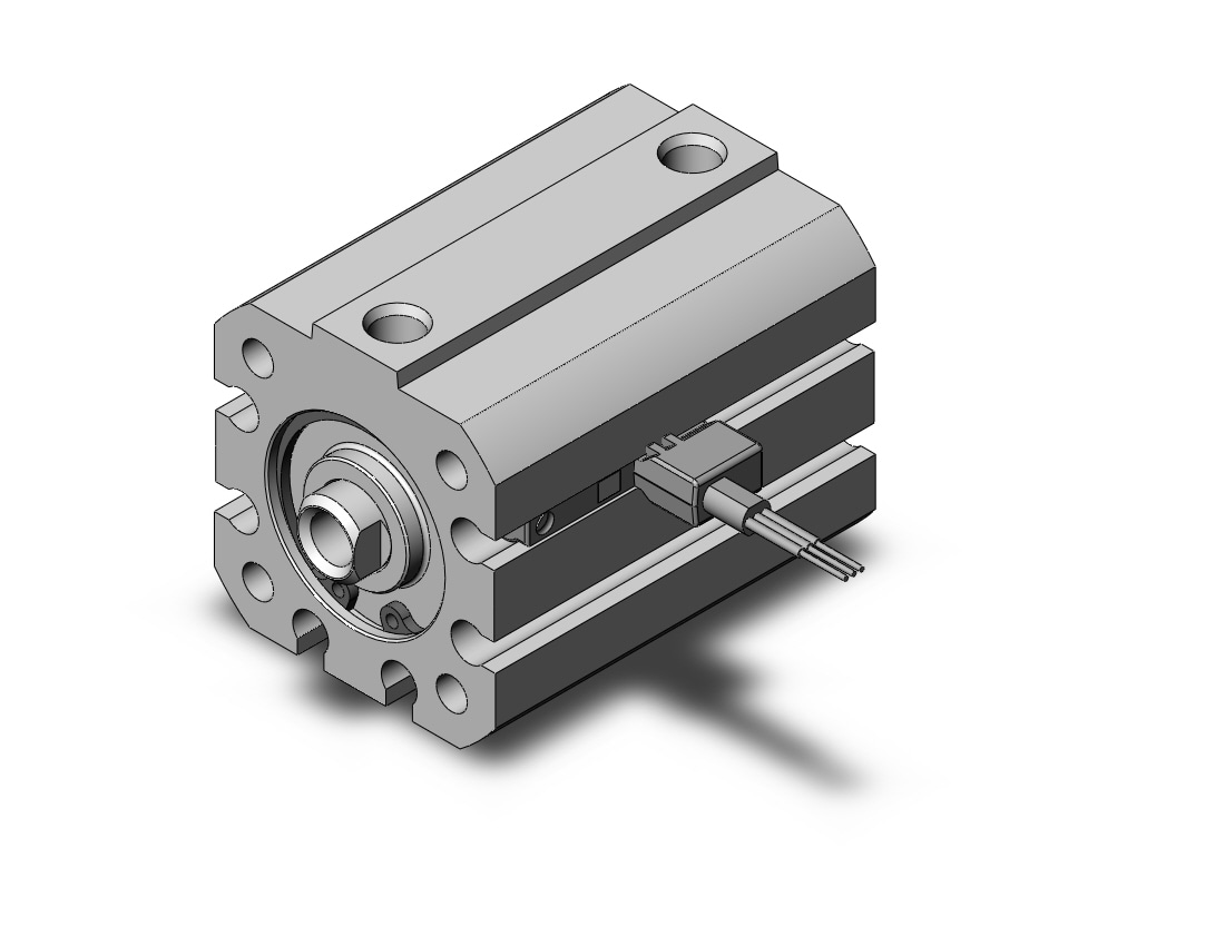 SMC NCDQ8A075-025-M9PVLS cylinder, NCQ8 COMPACT CYLINDER