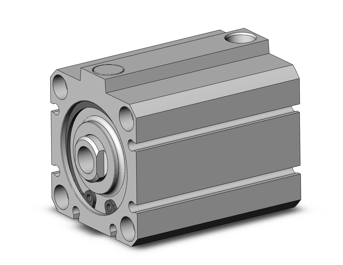 SMC NCDQ8B150-087S cyl, compact, spr rtn, NCQ8 COMPACT CYLINDER